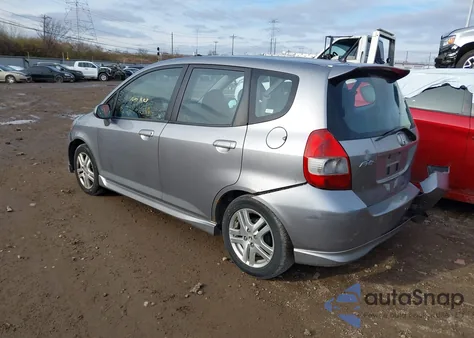 2008 Honda Fit Sport из США, поврежденный, VIN JHMGD38638S063654